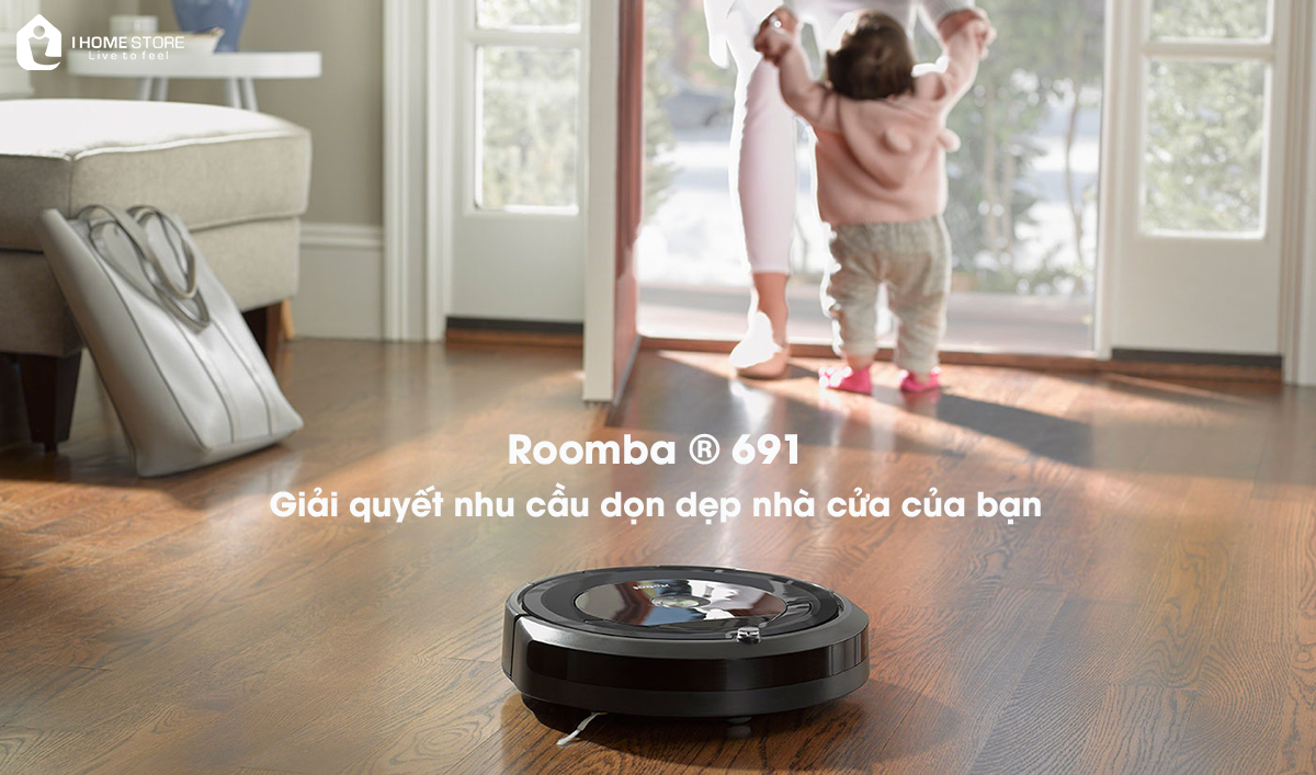 Robot hút bụi Thương hiệu Mỹ iRobot Roomba 691/694 
