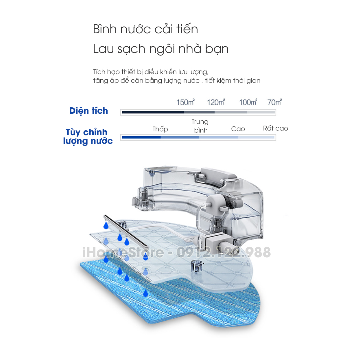 Bình nước lau của Ecovacs Deebot DG36