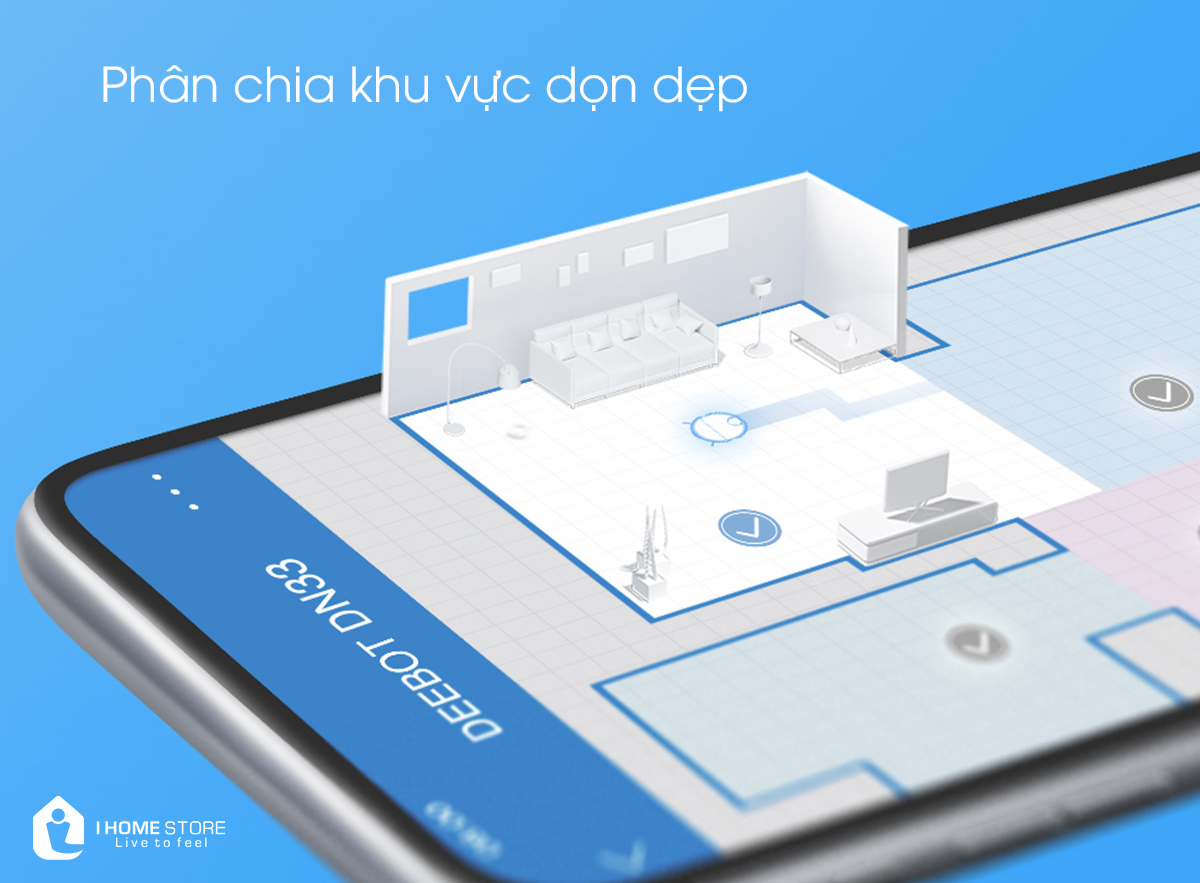 Điều khiển robot Deebot DN33 trên điện thoại