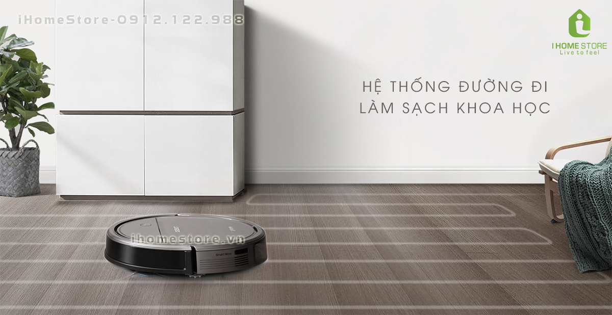 Robot tích hợp chức năng Hút - Lau 2 trong 1