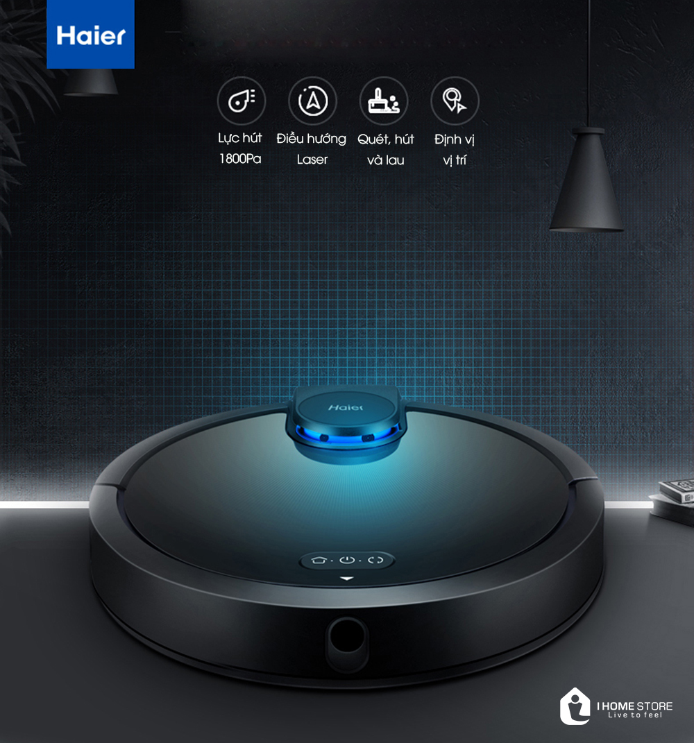 Robot hút bụi lau nhà Haier Tab T750B 