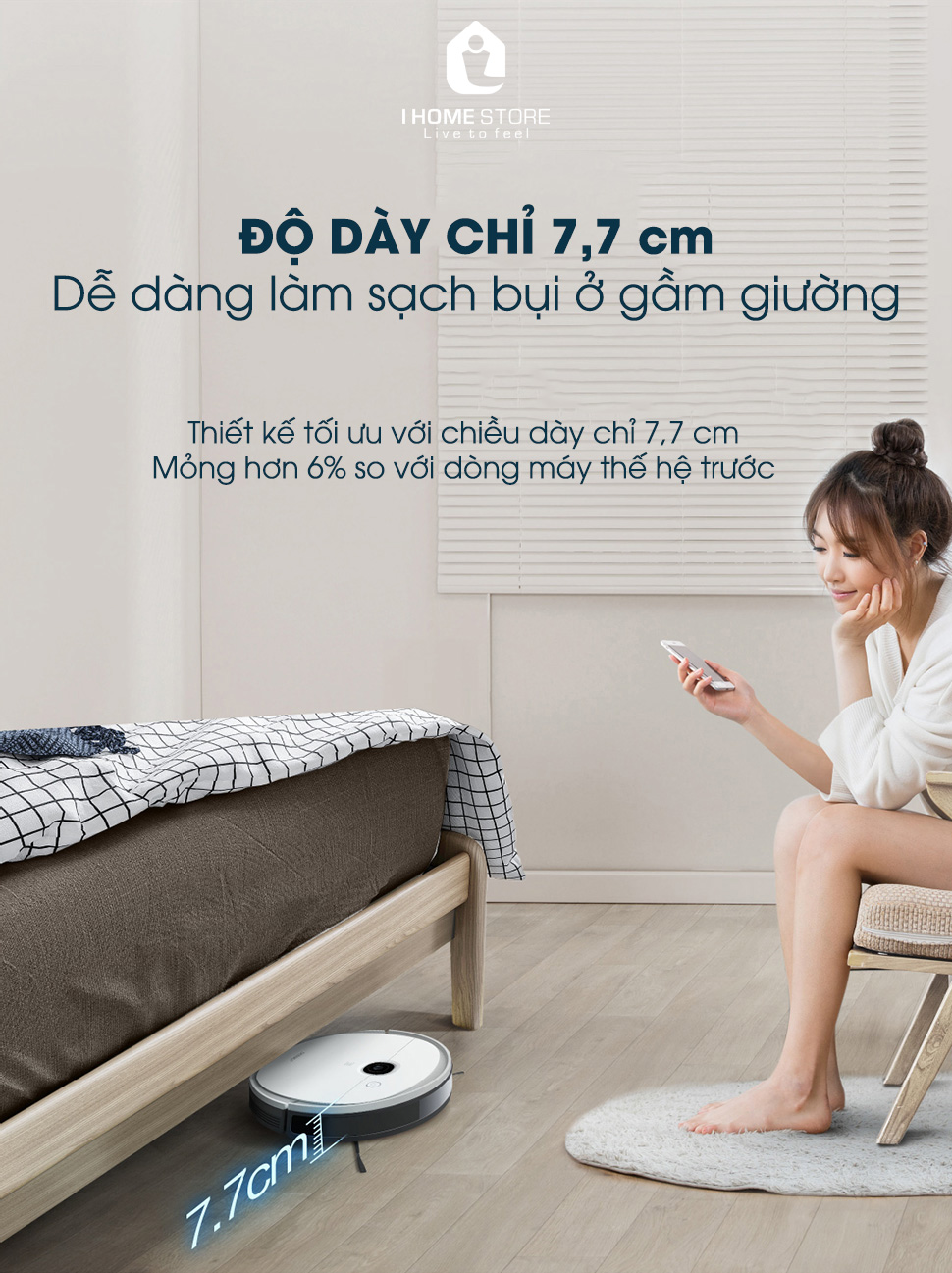 Robot hút bụi lau nhà Ecovacs Deebot DJ65 (N5 POWER) 