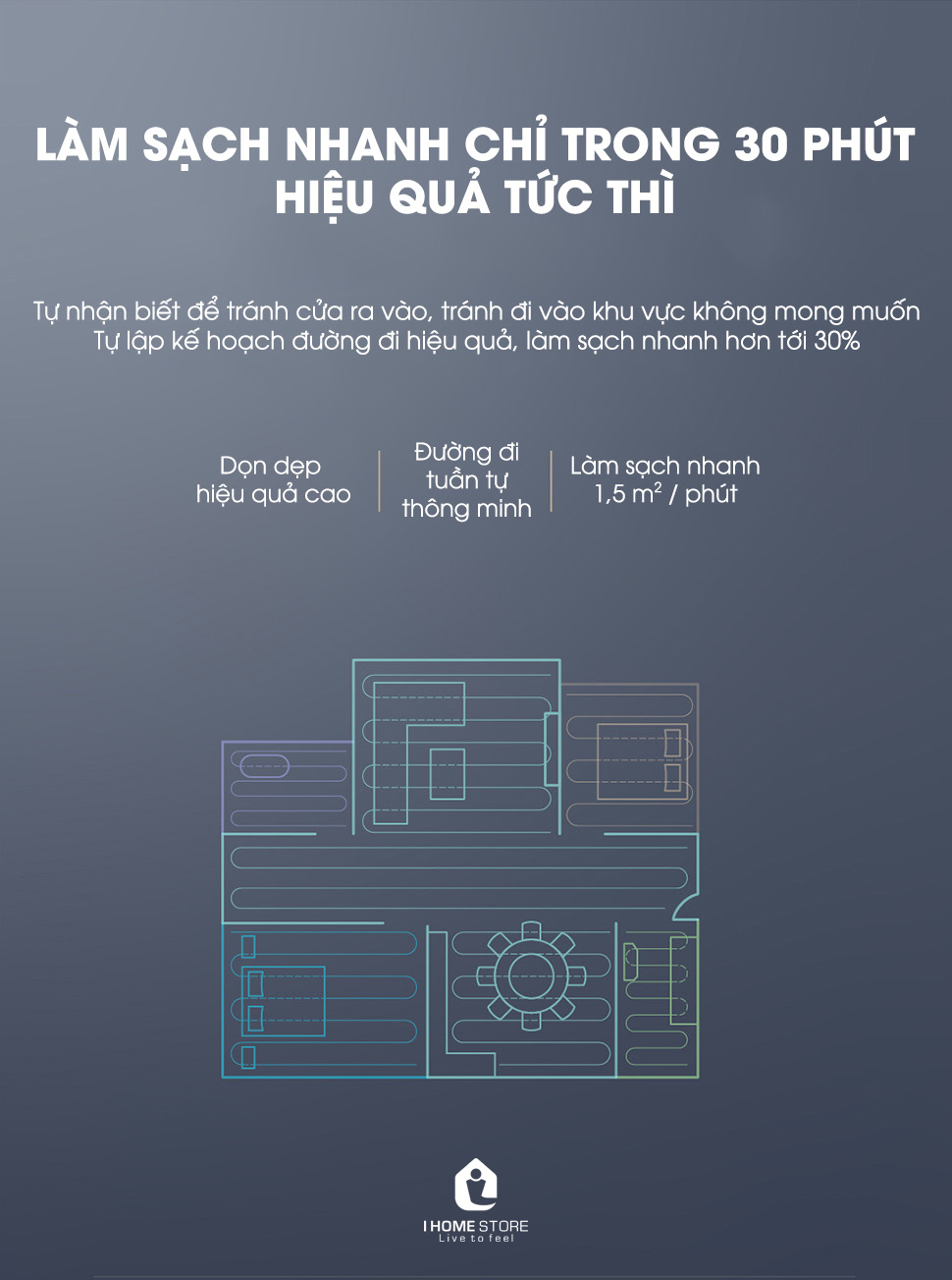 Robot hút bụi lau nhà Ecovacs Deebot DJ65 (N5 POWER)