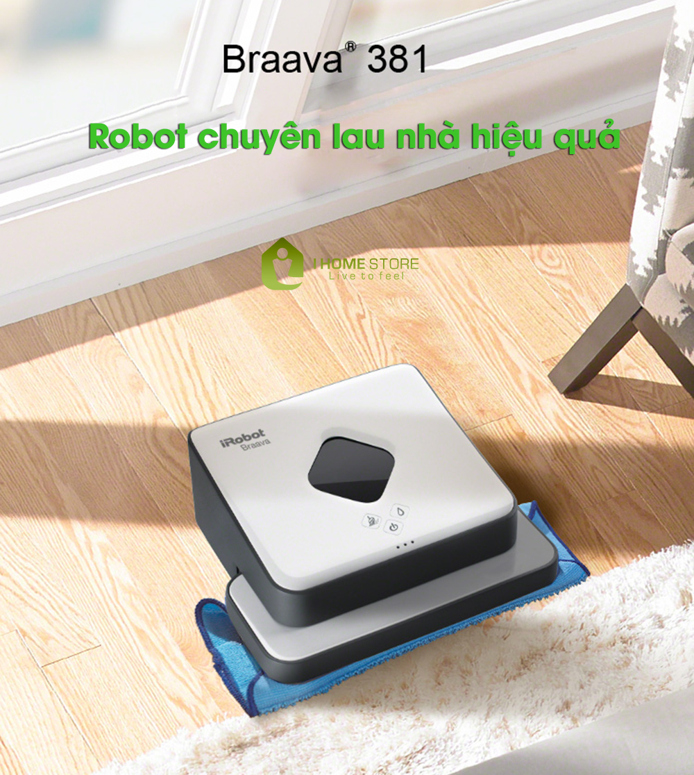  Robot chuyên lau nhà iRobot Braava 381