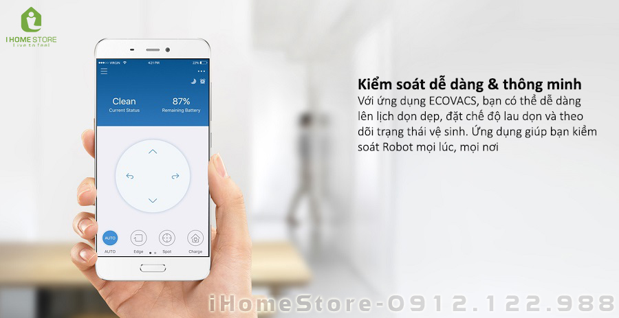 ROBOT ECOVACS DEEBOT M80 PRO - Trải nghiệm công nghệ cao cấp