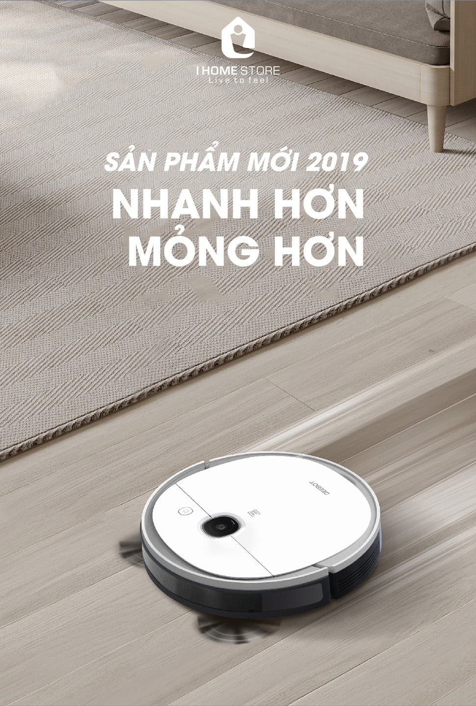 Robot hút bụi lau nhà Ecovacs Deebot DJ65 (N5 POWER)