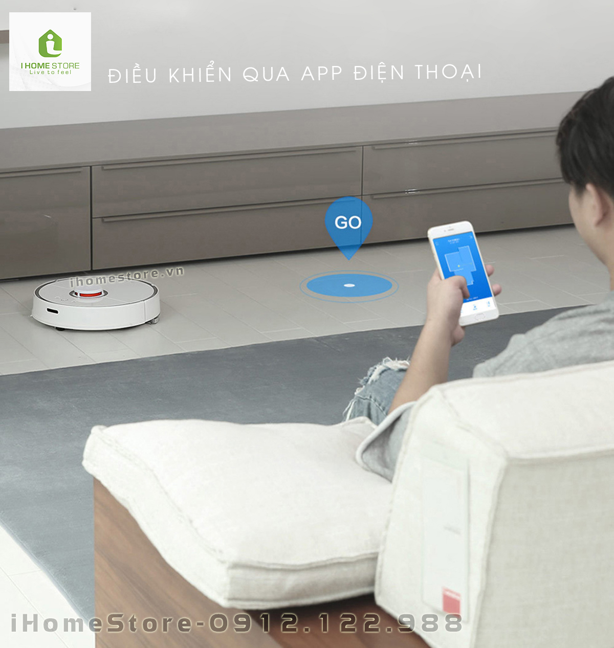 Điều khiển robot qua điện thoại