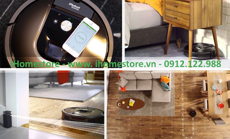 Các tính năng vượt bậc của robot chuyên hút iRobot Roomba