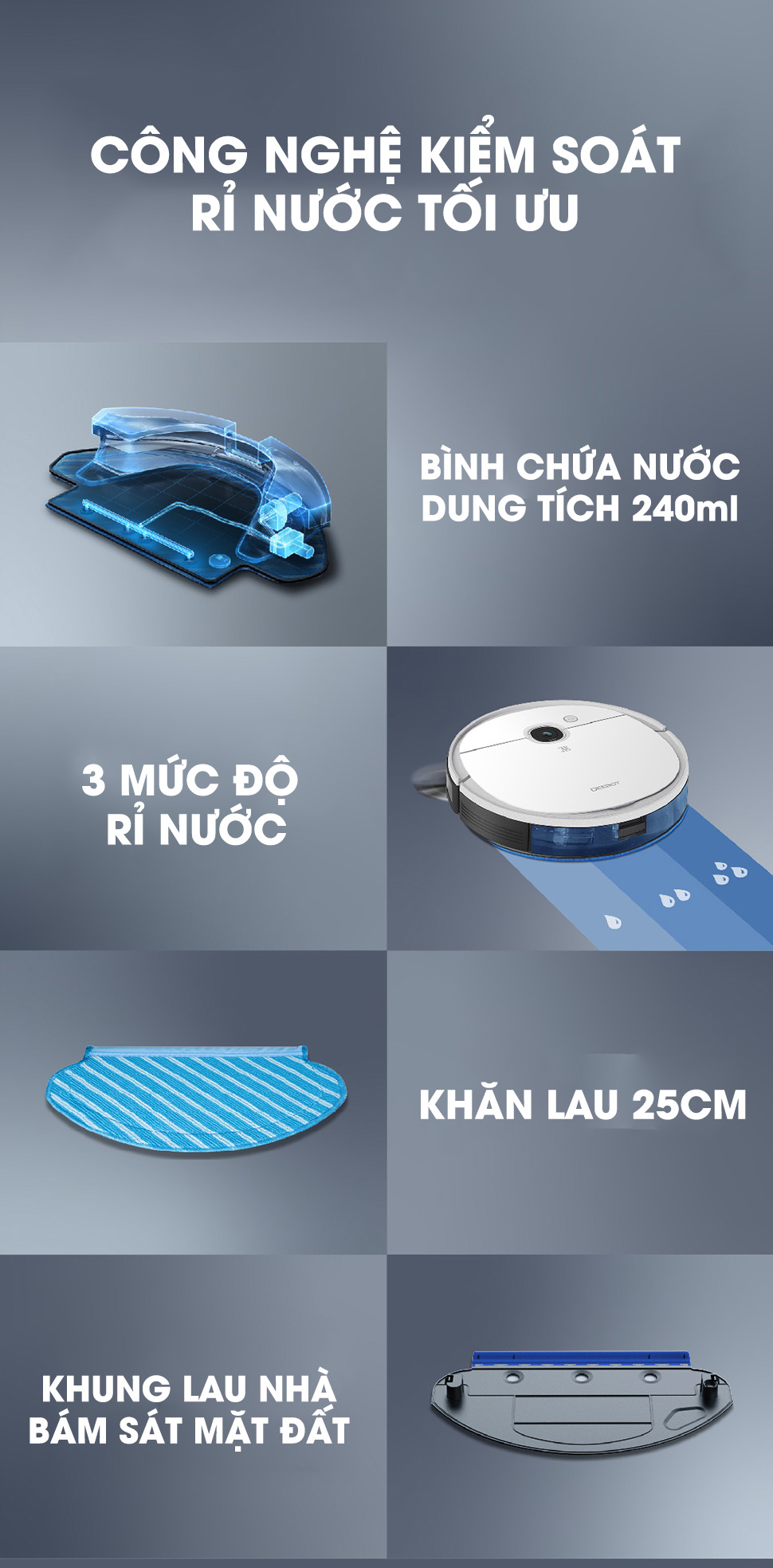 Robot hút bụi lau nhà Ecovacs Deebot DJ65 (N5 POWER)