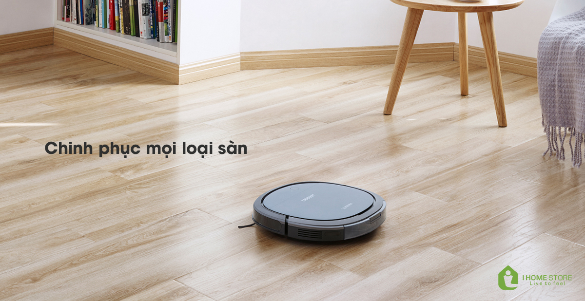 Robot Ecovacs Deebot DK33 phù hợp với nhiều loại sàn nhà khác nhau