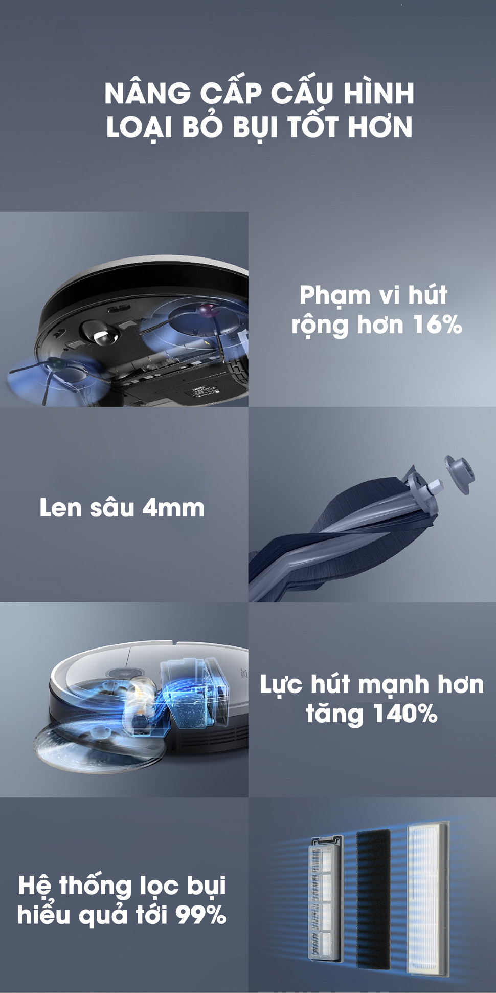 Robot hút bụi lau nhà Ecovacs Deebot DJ65 (N5 POWER)