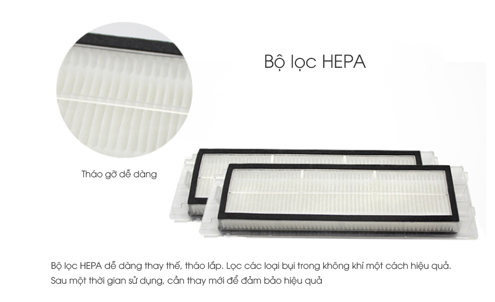 2 lọc bụi HEPA