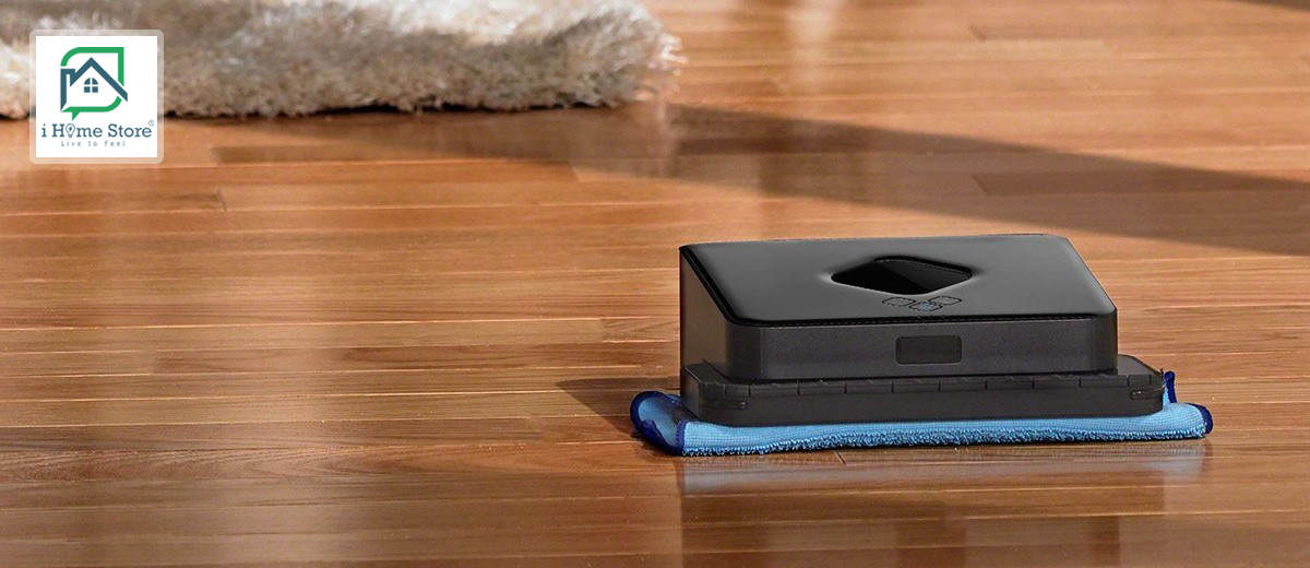 iRobot Braava 380T lau sạch toàn bộ sàn nhà cứng