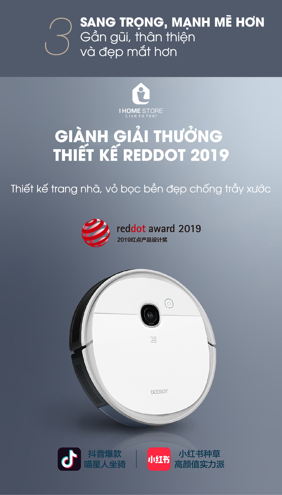 Robot hút bụi lau nhà Ecovacs Deebot DJ65 (N5 POWER)