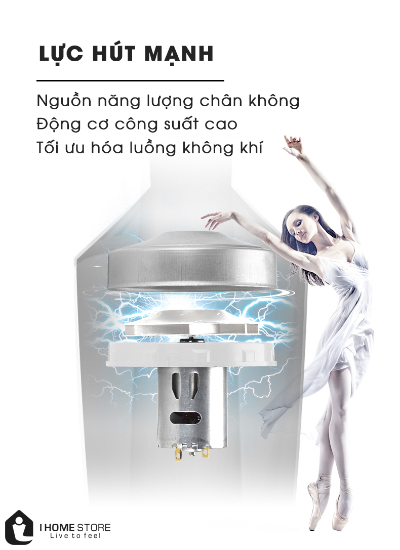 Công suất máy hút bụi mạnh