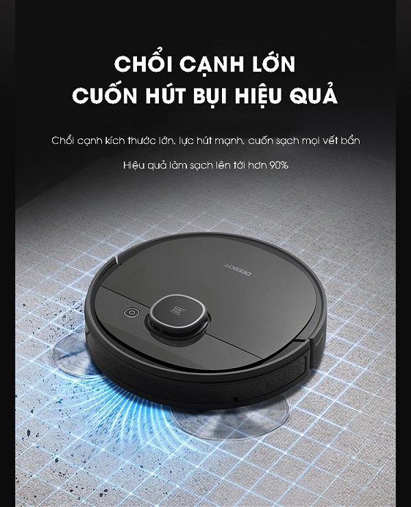 Robot hút bụi lau nhà Ecovacs Deebot DX96 (T5 Hero - OZMO 950) 