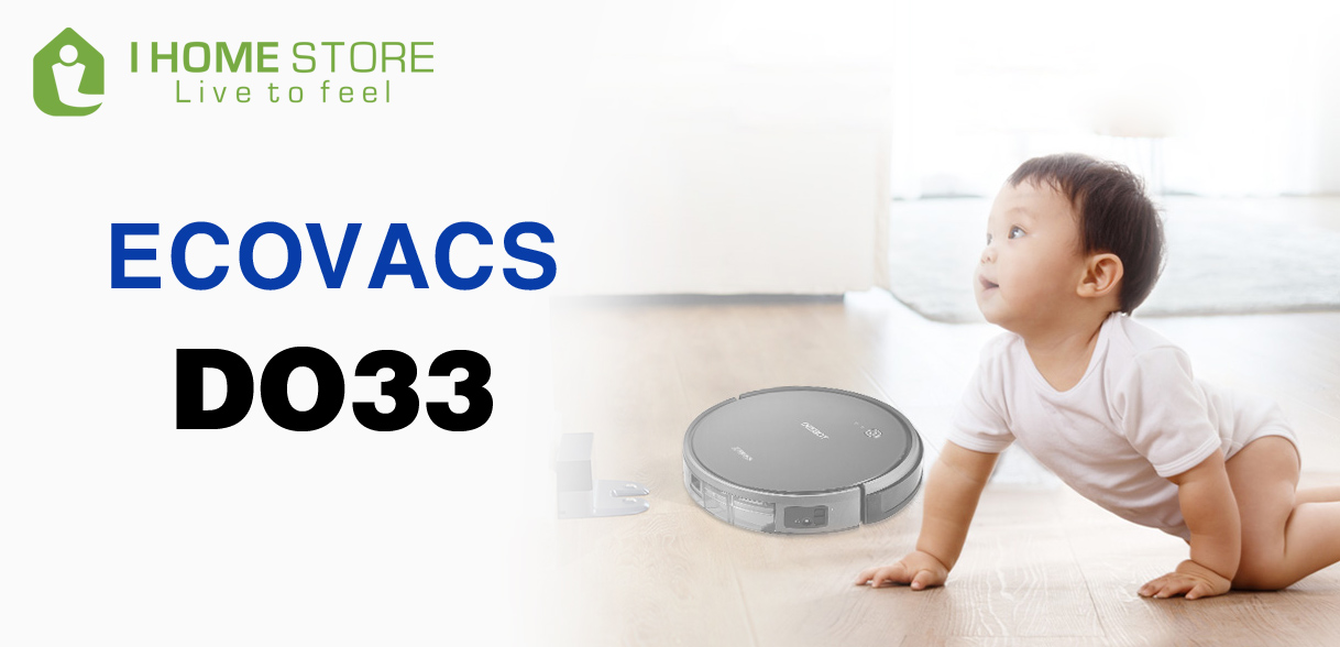 Robot hút bụi lau nhà Ecovacs Deebot DO33 