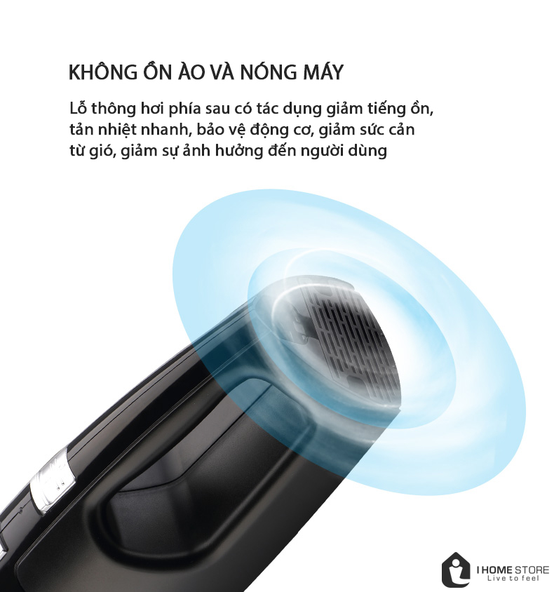 Máy hoạt động không ồn ào