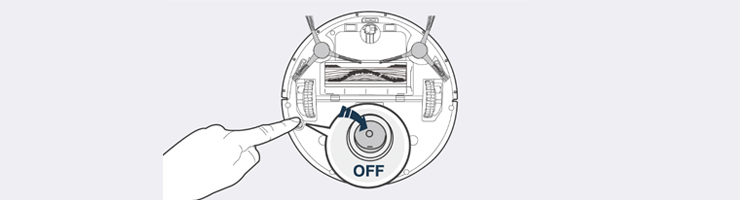 Cách tắt nguồn Ecovacs Deebot DD35 (OZMO 600)