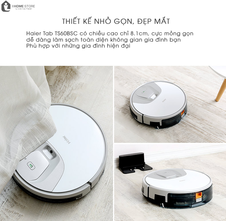 Robot thiết kế nhỏ gọn, đẹp mắt