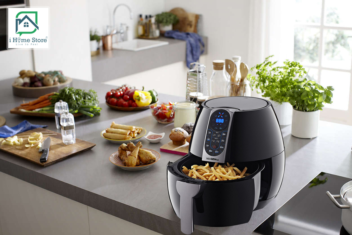 GoWise USA 3.7 GW22638 Nồi chiên không dầu 8 chế độ nấu