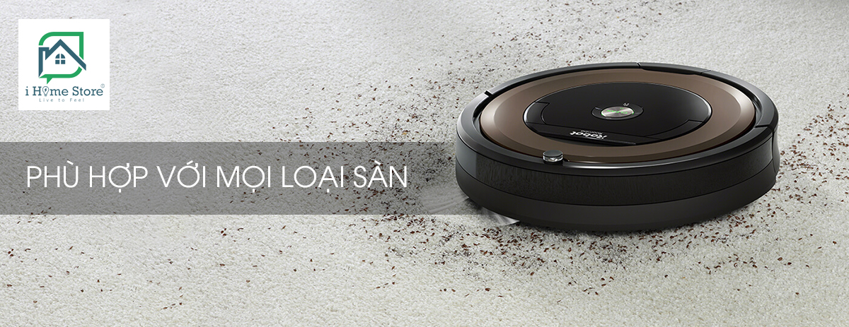 iRobot Roomba 890 phù hợp với mọi sàn nhà