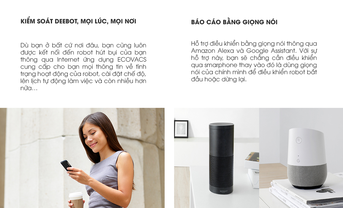 Robot hút bụi thông minh DEEBOT 901 - ihomestore.vn