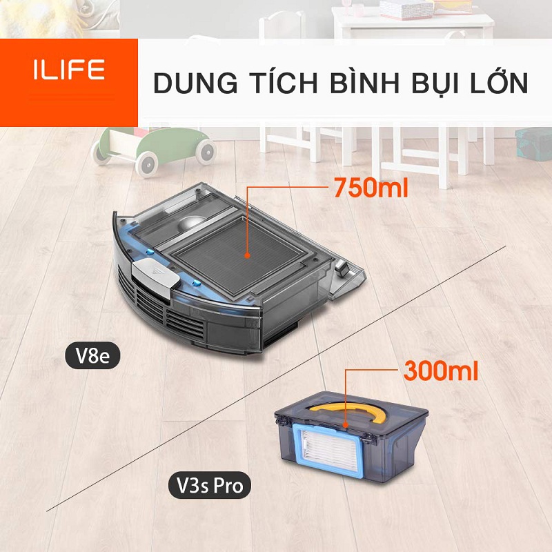 iLife V8E Robot hút bụi Nhập Nhật