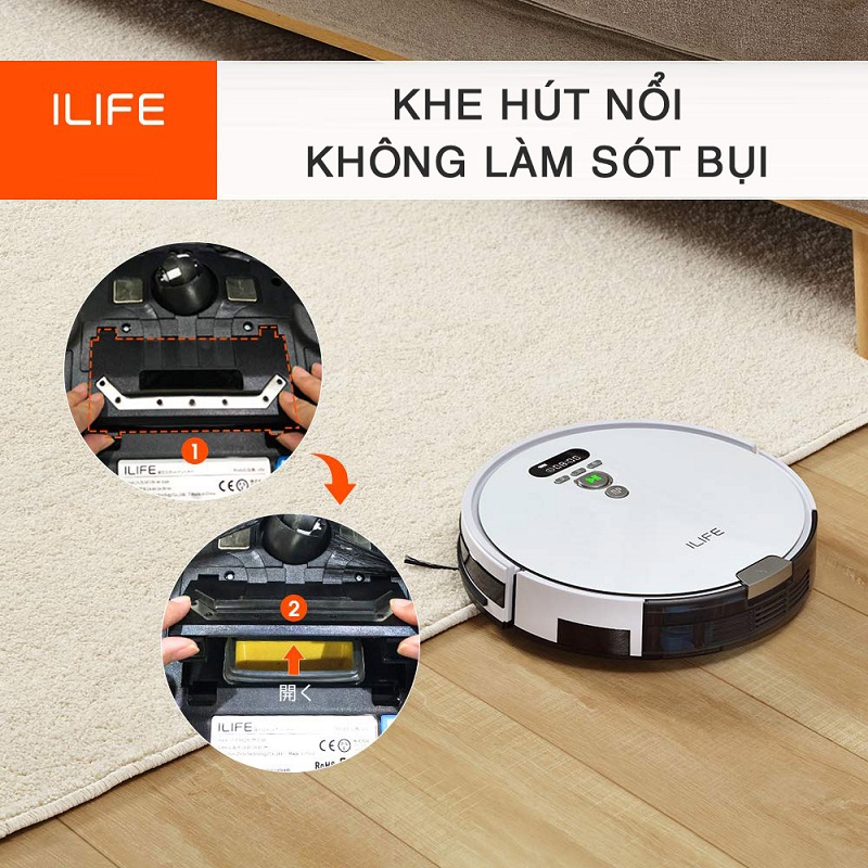 iLife V8E Robot hút bụi Nhập Nhật