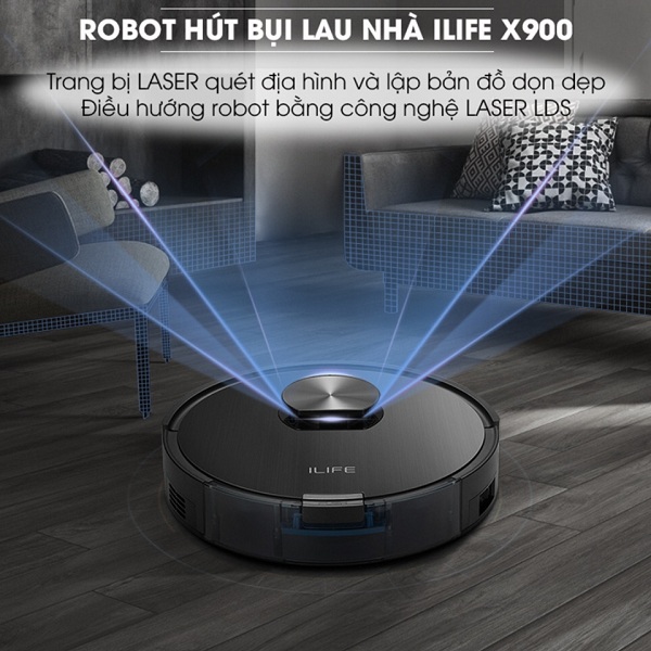 Robot hút bụi lau nhà iLife X900 