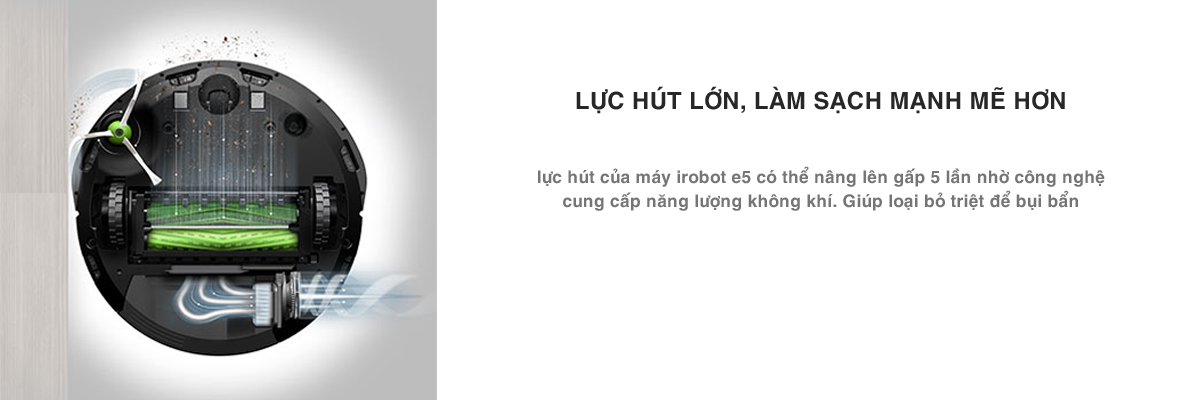 Lực hút robot mạnh mẽ