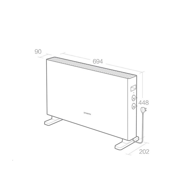 Máy sưởi điện Xiaomi Smartmi Convector Heater 1S 