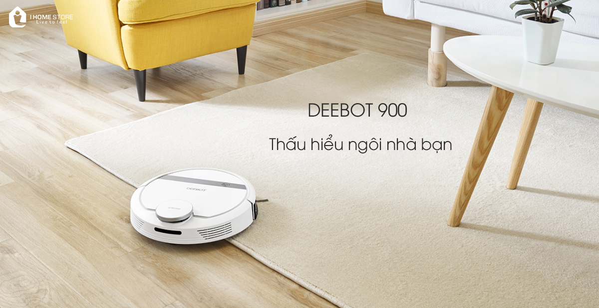 Robot hút bụi Bản quốc tế Ecovacs Deebot 900 