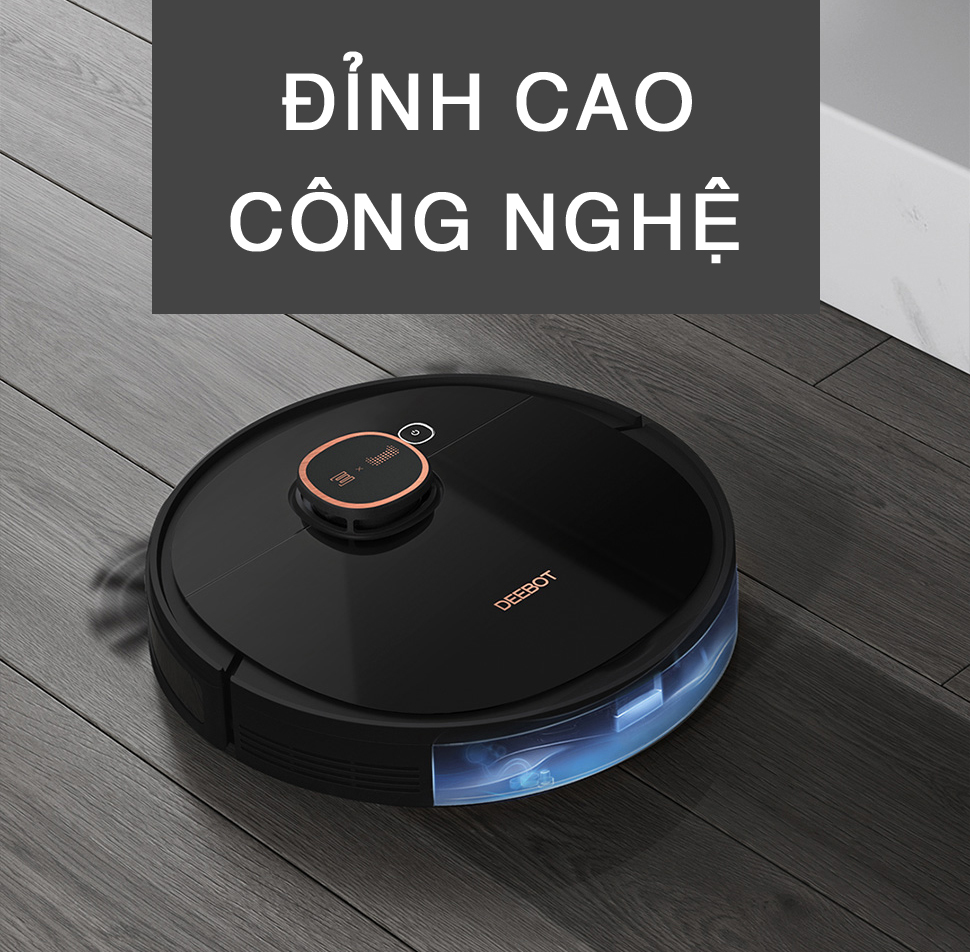 Robot hút bụi lau nhà Ecovacs Deebot T5 Max (DX65) 