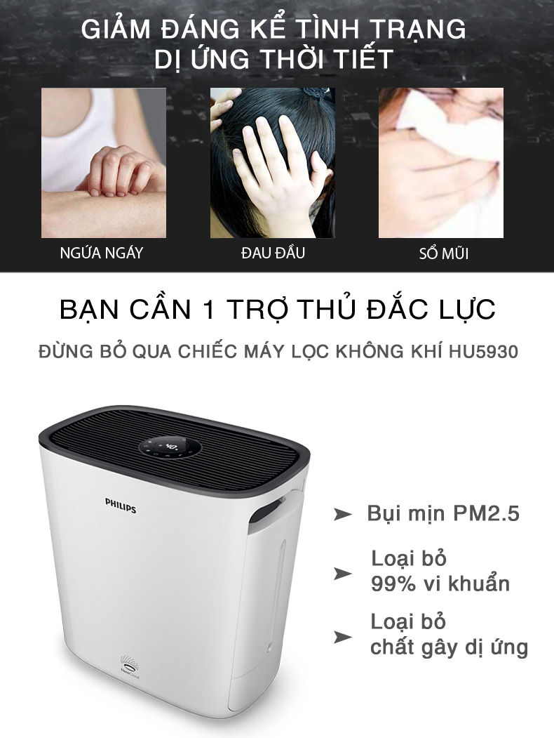  Máy lọc không khí Philips HU5930