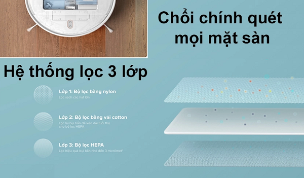 Xiaomi Vacuum Mop Essential (Mijia G1) Robot hút bụi lau nhà Bản quốc tế