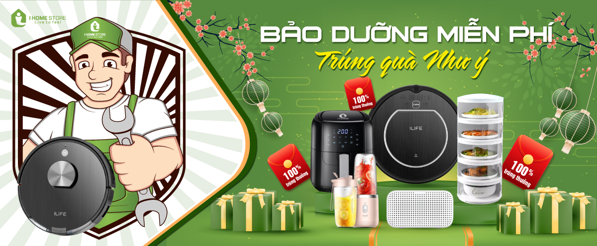 Ihomestore - Robot hút bụi lau nhà nhập khẩu chính hãng