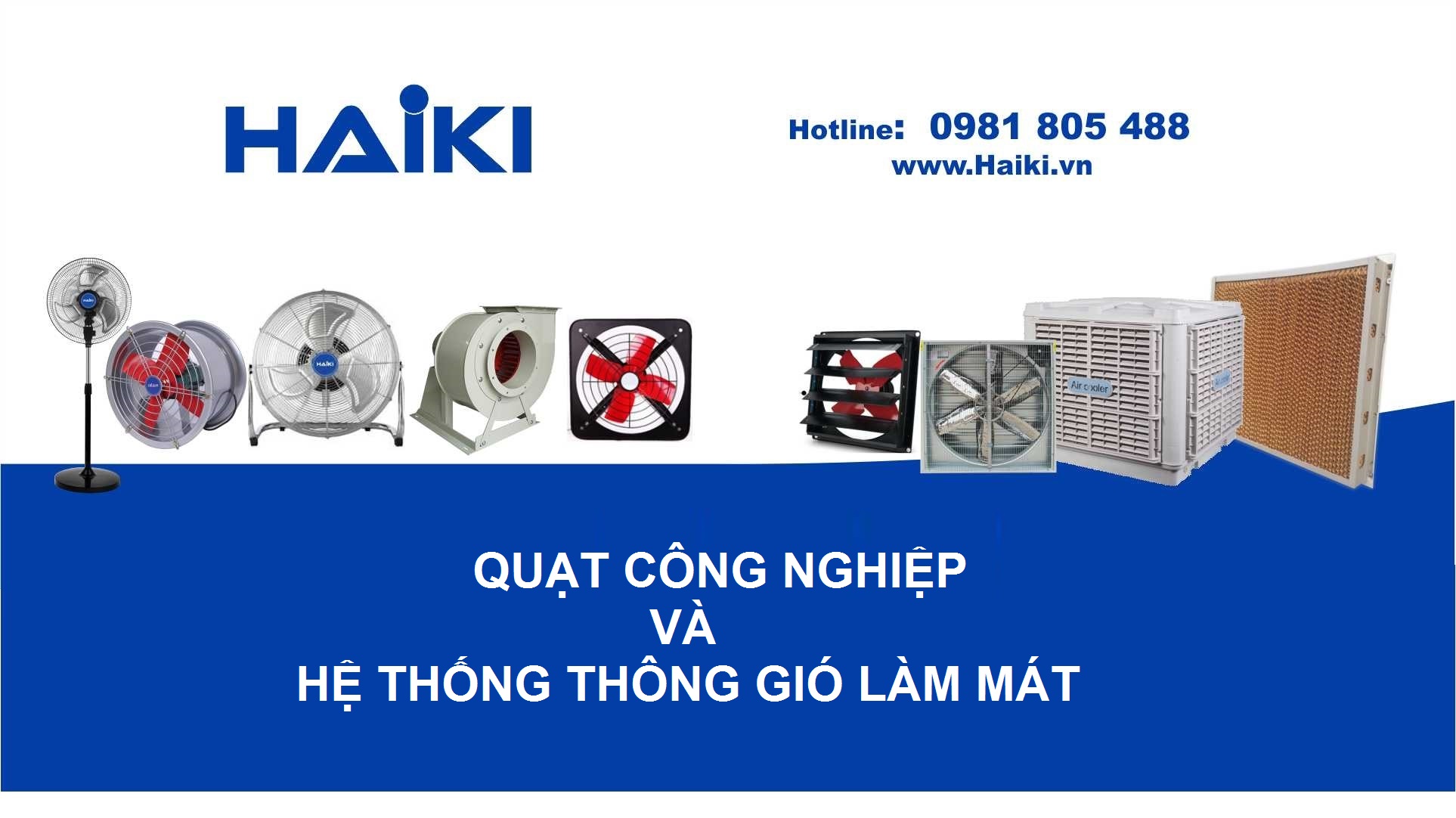 Quạt công nghiệp tại Bắc Ninh - Hotline 0981 805 488