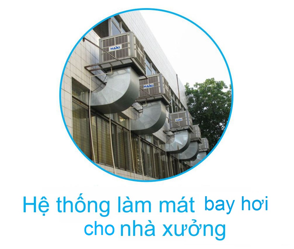 Hệ thống làm mát bay hơi cho nhà xưởng