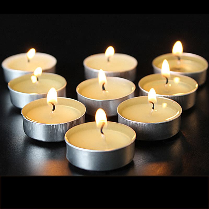 Nến sáp không mùi tea light (50 viên)- DC090 Cây Giả Trang Trí nhà Đẹp - Lan Decor