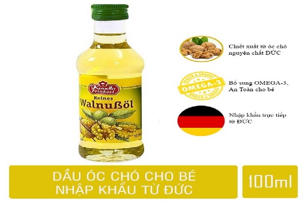 Dầu óc chó Reines Walnubol - thực phẩm vàng cho sức khỏe