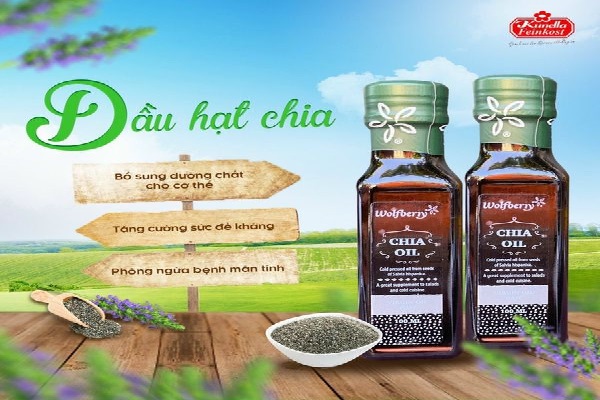 Mách mẹ cách sử dụng dầu hạt chia cho bé ăn dặm