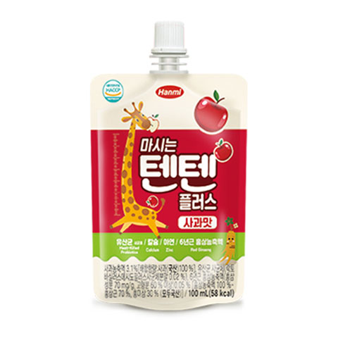 Nước trái cây hồng sâm Hanmi Tenten vị táo