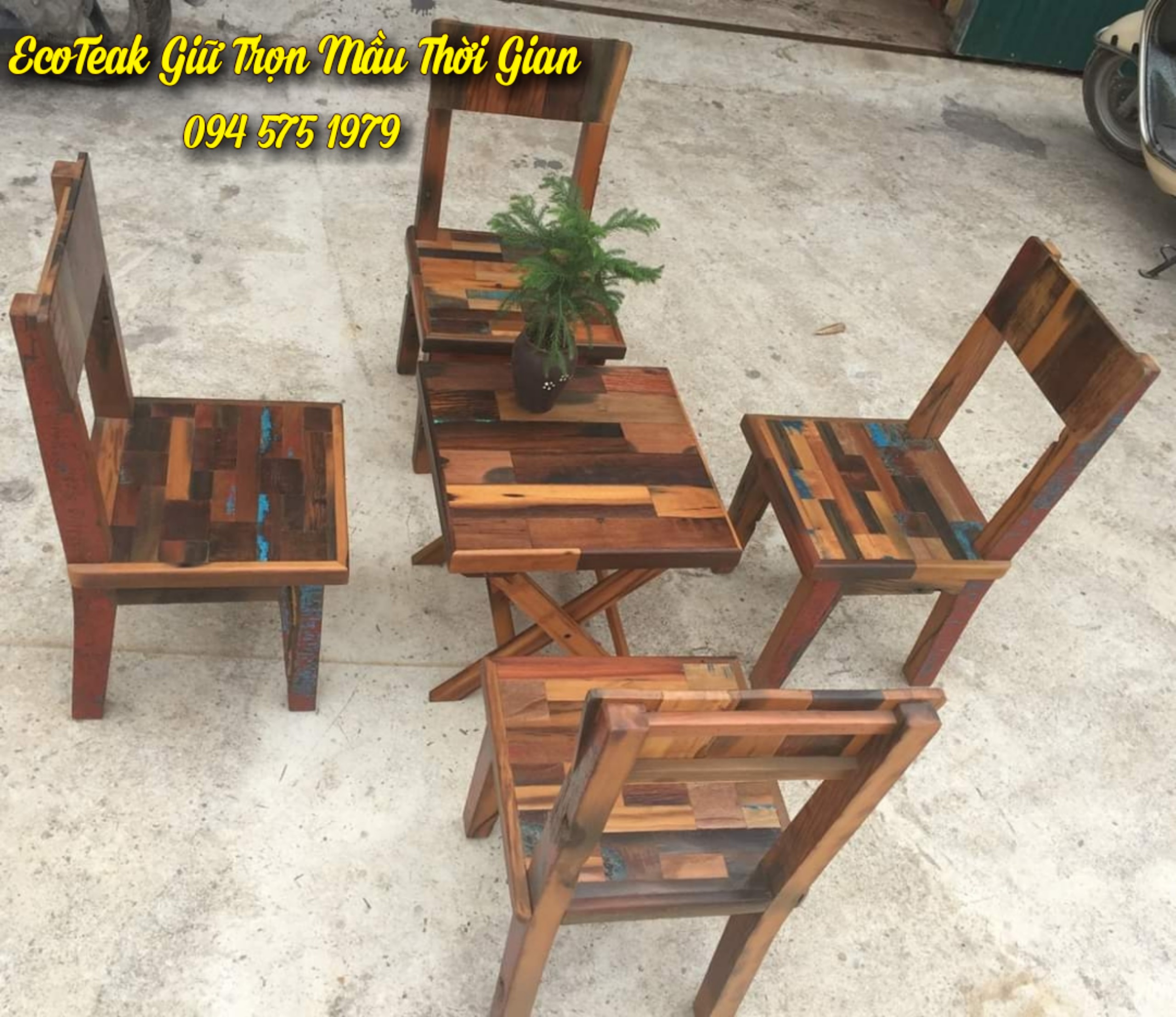 Bàn gỗ tàu biển