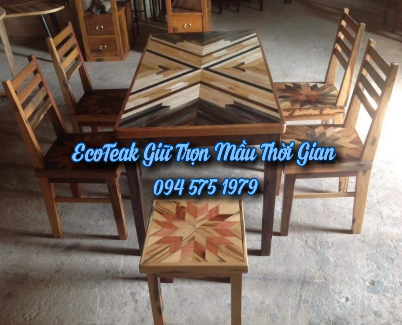 Bàn gỗ tàu biển