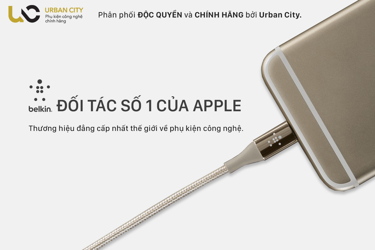 CÁP SẠC CAO CẤP CỦA ĐỐI TÁC SỐ 1 APPLE ĐÃ CÓ MẶT TẠI THỊ TRƯỜNG VIỆT NAM