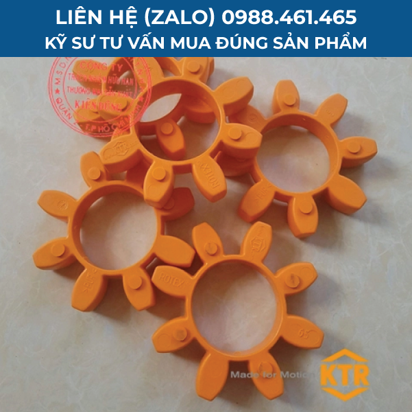 Đệm giảm chấn cho khớp nối KTR Rotex 92ShA ORANGE