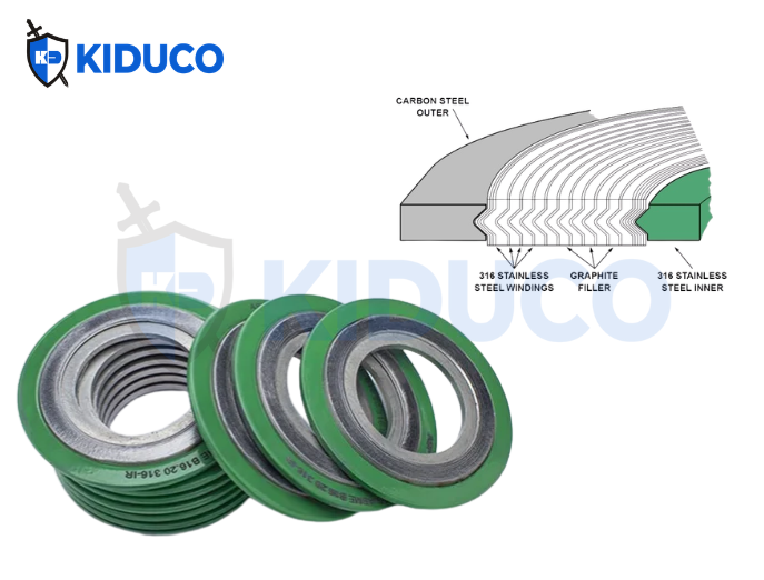 Gioăng chì bán kim loại (Spiral Wound Gasket)