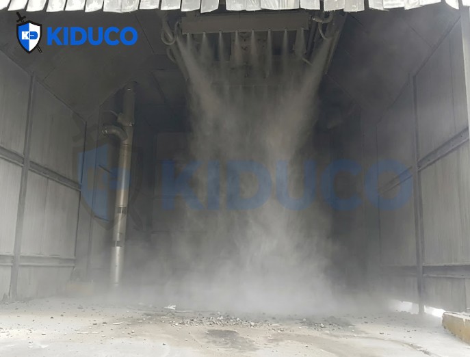 Cách hoạt động của béc dập bụi