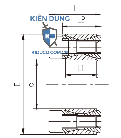 bản vẽ kỹ thuật Khớp khóa trục mã REACH01